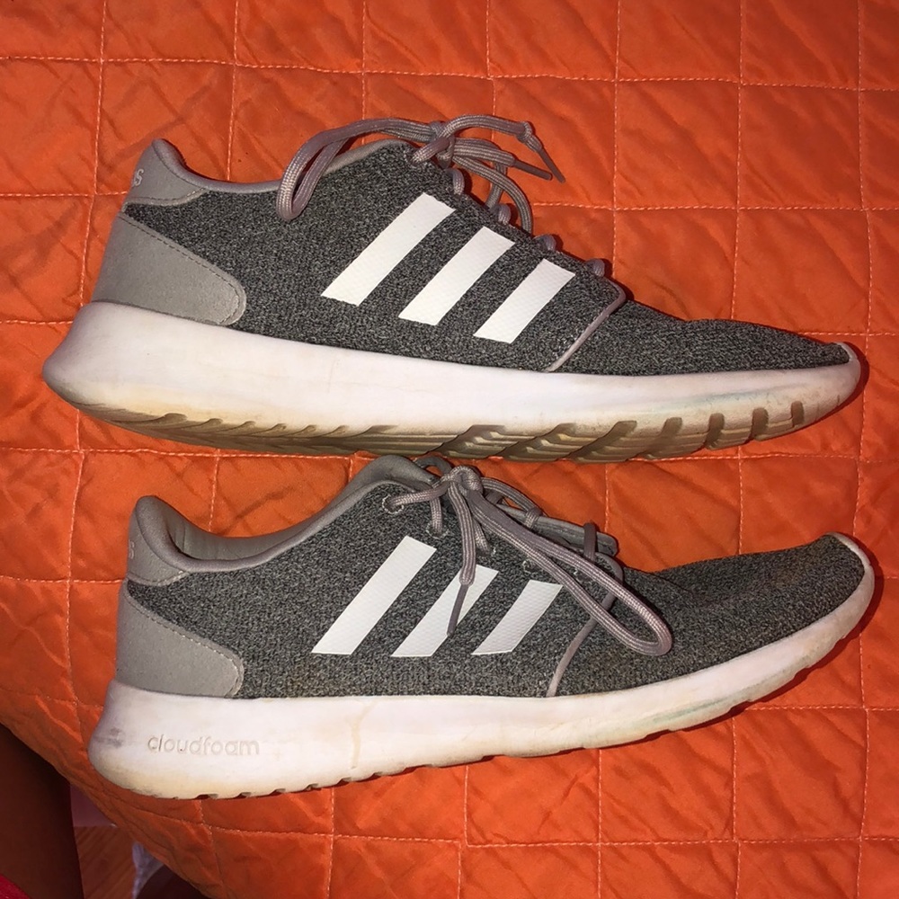 Grey Adidas Tennis Shoes